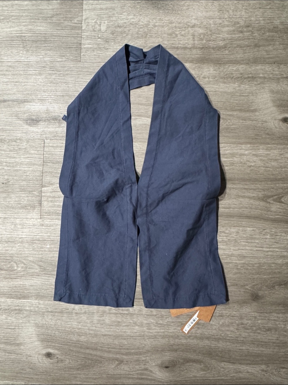 SKIMS Heavy Jersey Deconstructed Halter Indigo